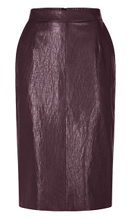 Юбка из кожи