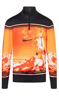 Лонгслив с молнией